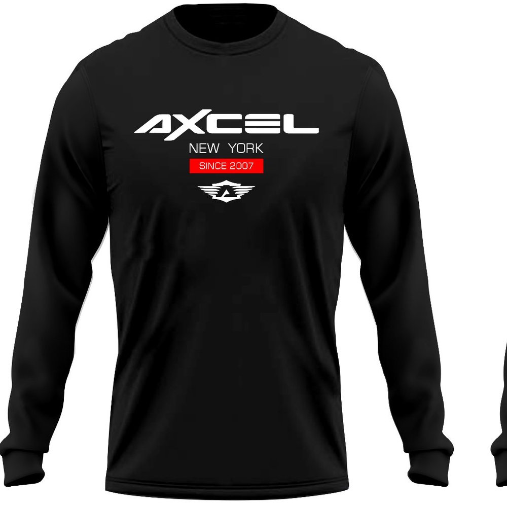 Axcel NY Time Line Long Sleeve Tee Shirt
